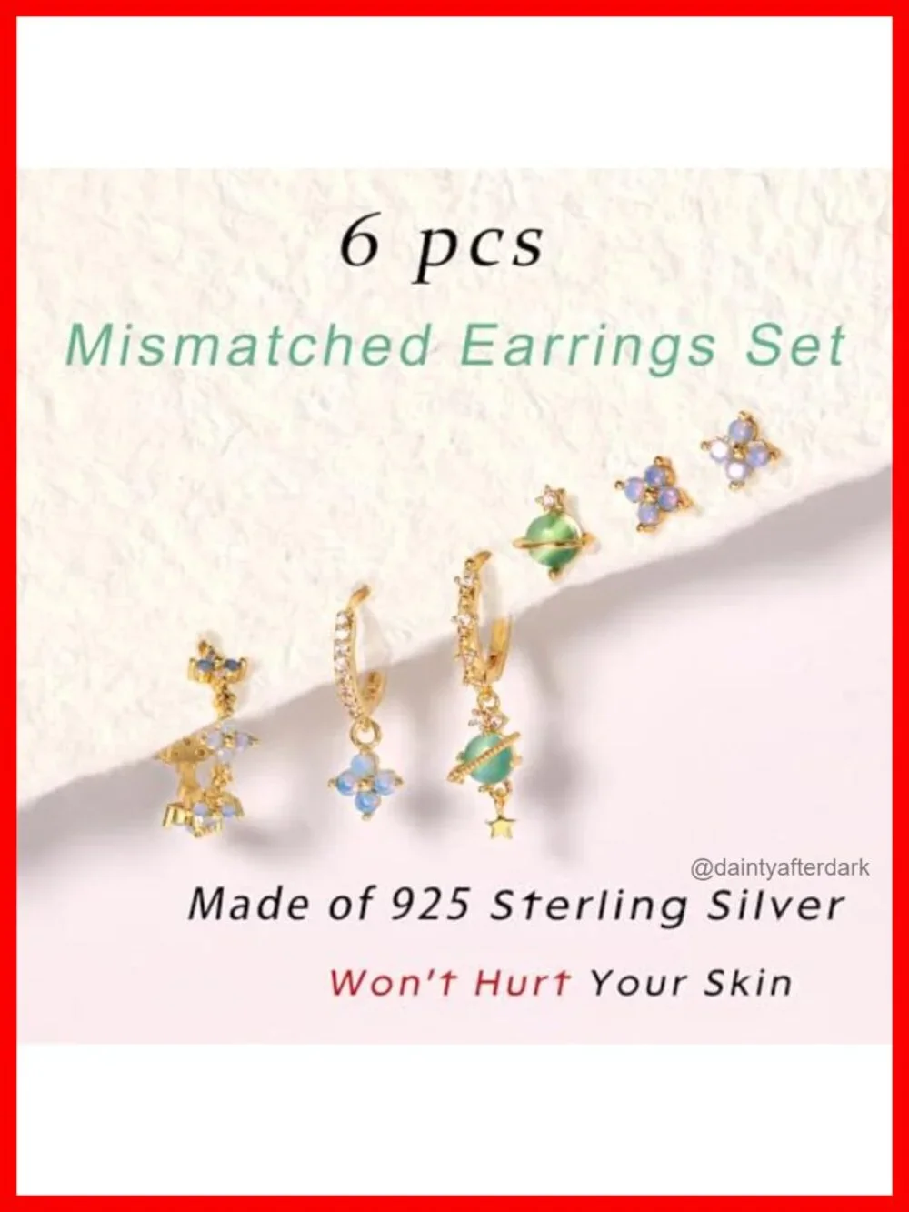 N/A piece earring